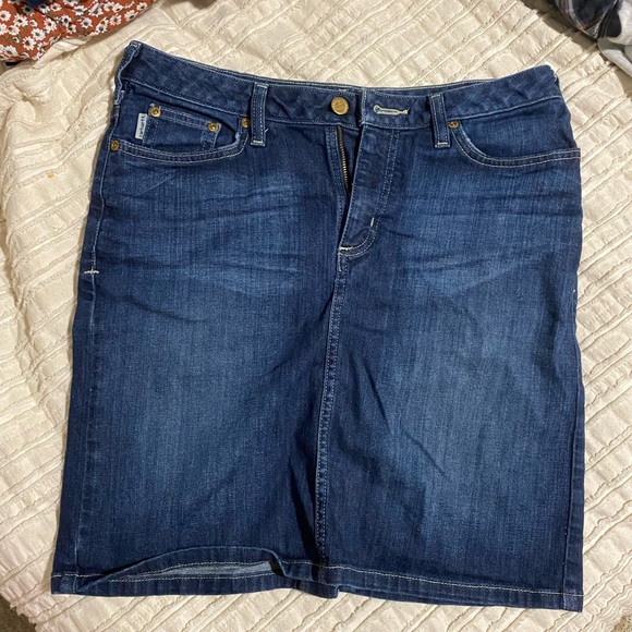 Carhartt Denim Skirt Size 6 - Picture 4 of 4